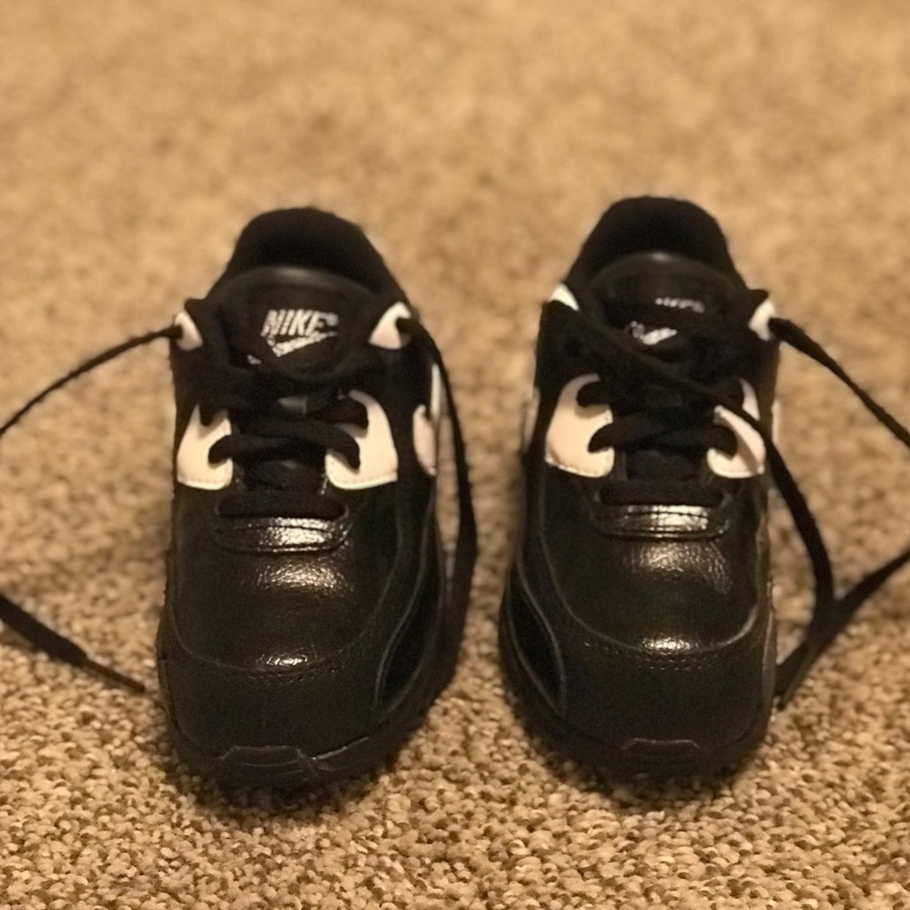 Black and White Nike Sneakers